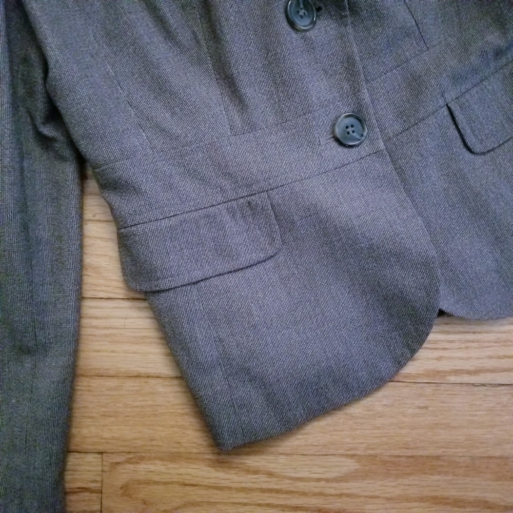 Ann Taylor PETITE Pantsuit Brown Multi 4P - Picture 3 of 8